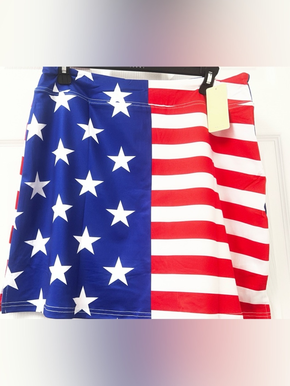 Patriotic American Flag Star & Stripe Skort - Red, White & Blue